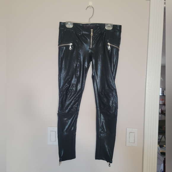 Frankie b. | Moto Skinny Zipper Pants - Size 25 - Picture 2 of 11